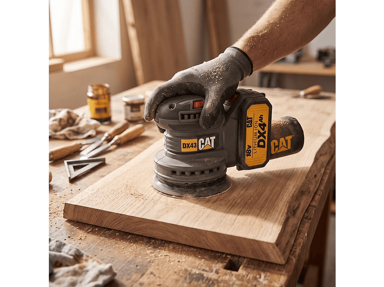 CAT DX43B 18 Volt 125 mm Kömürsüz Devir Ayarlı Profesyonel
