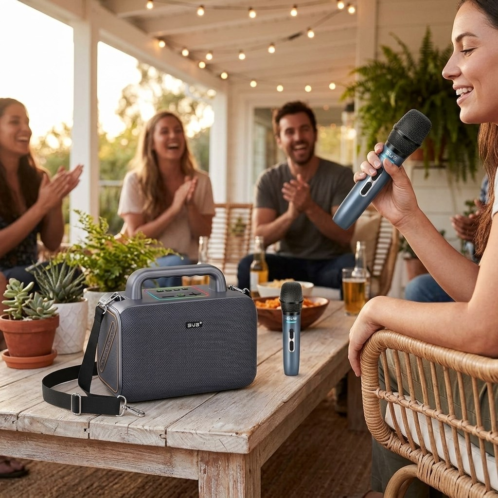 ROSE HP-606 Outdoor USB Media Player Hoparlör Gri