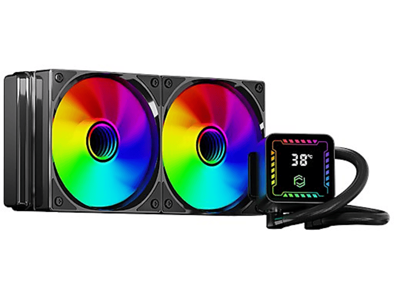 FRISBY FCL-240B ARGB 240 LIQUID Cooler Black Fan
