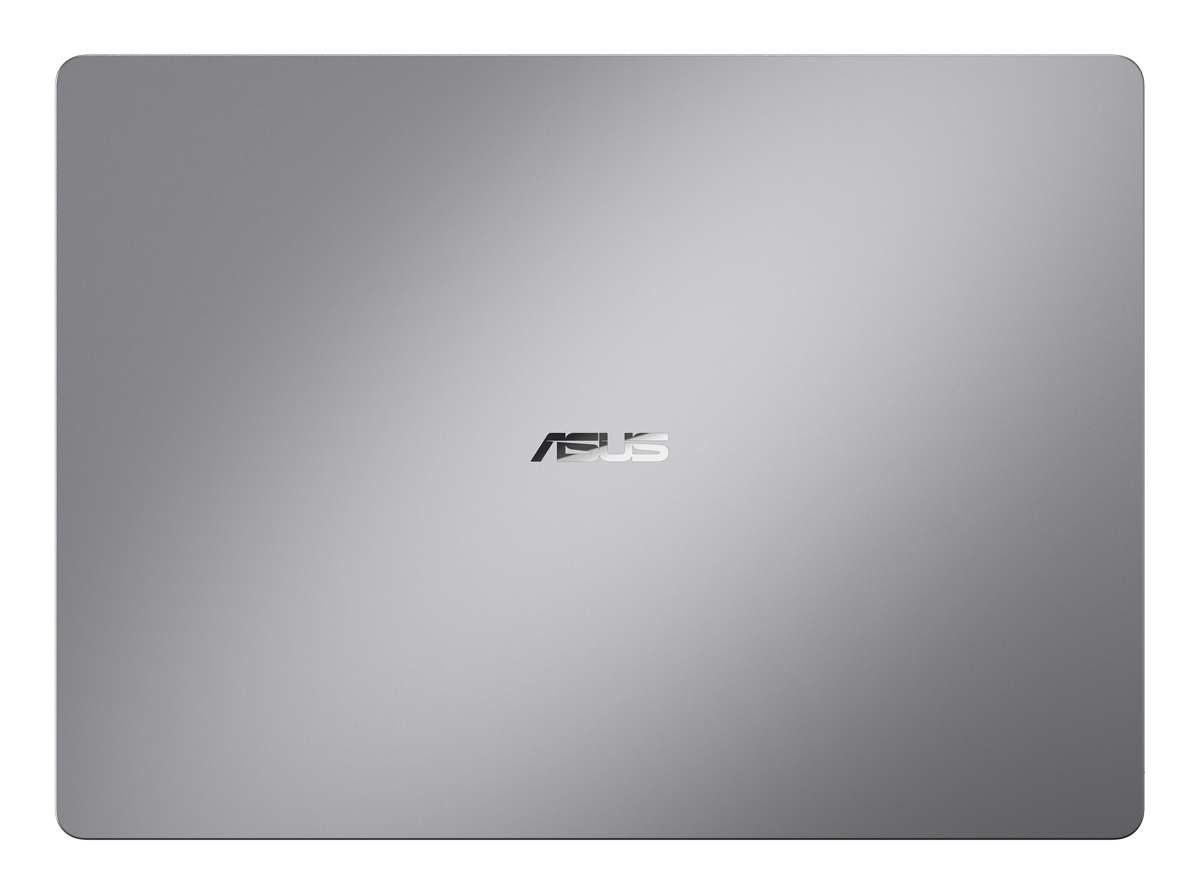 Cover superiore per laptop ASUS argentata con logo centrato.