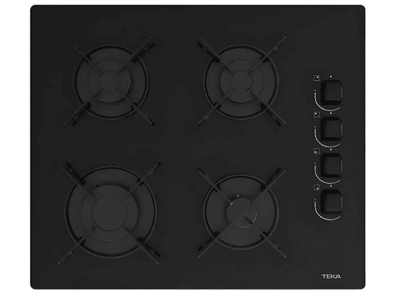 TEKA GBE 64002 BK 4 Gözlü 60 cm Cam Ankastre Ocak Siyah