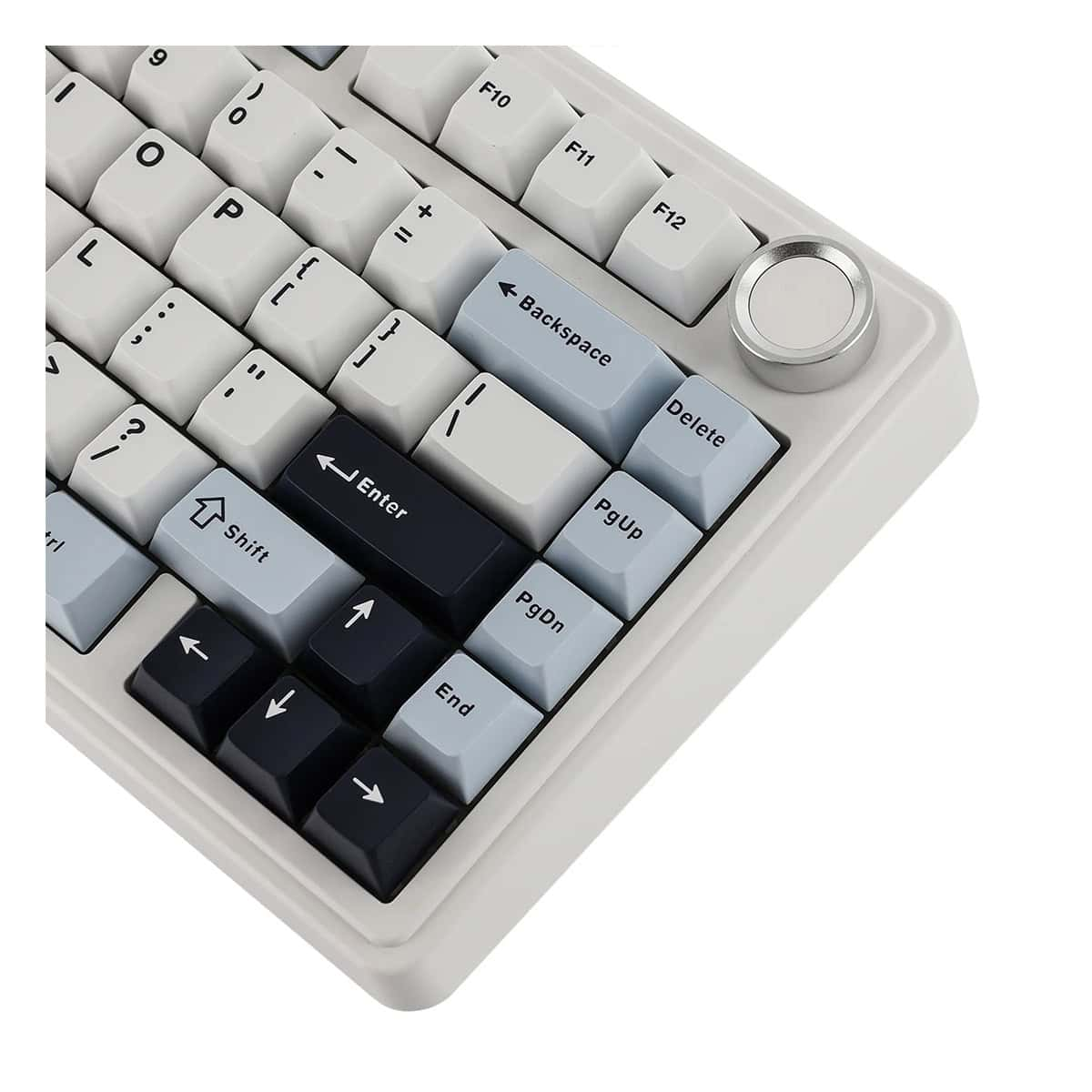 EPOMAKER F75 Light Blue Leobog Reaper Switch RGB Hotswap Mekanik Kablosuz Oyuncu Klavyesi Çok Renkli