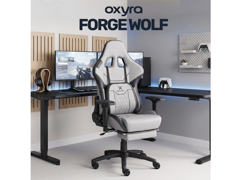 OXYRA Forge Wolf Oyuncu Koltuğu Gri