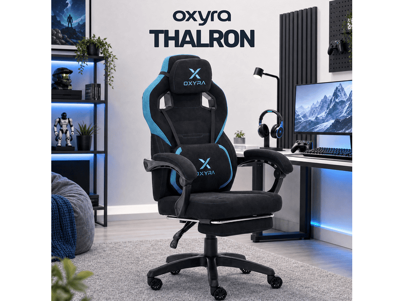 OXYRA Thalron Oyuncu Koltuğu Siyah