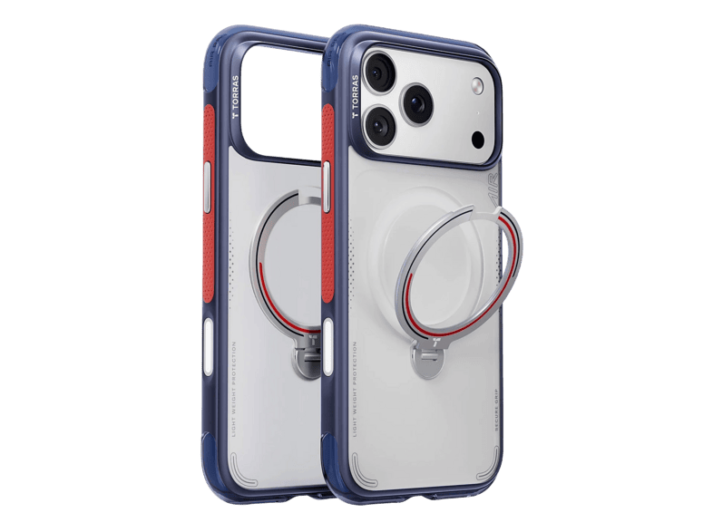 TORRAS Apple iPhone 17 Pro Uyumlu OStand Q3 Air World Cup Serisi Magsafe Telefon Kılıfı Gümüş