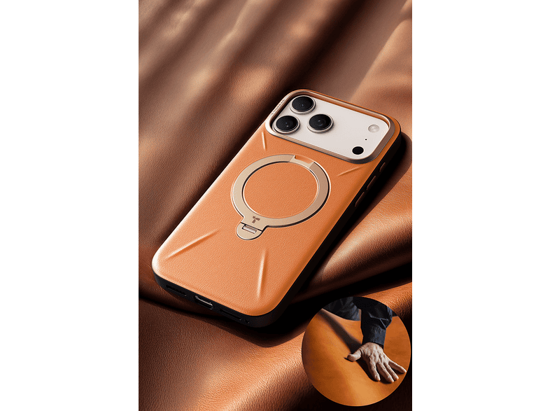 TORRAS Apple iPhone 17 Pro Max Uyumlu O Stand Spin VegSkin Serisi