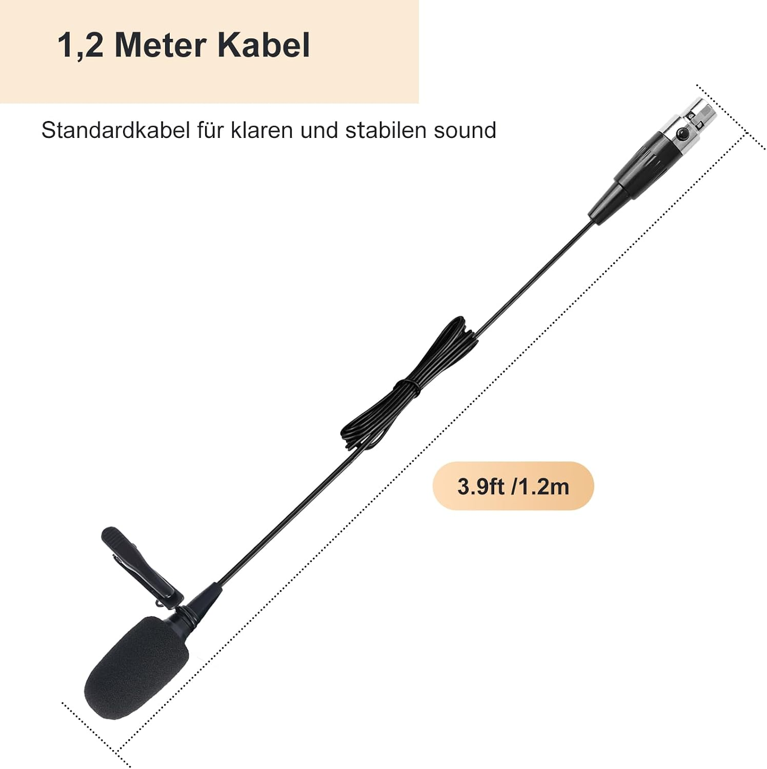 SOLVYN Nieren-Kondensator Mini 4-Pin XLR Lavalier-Mikrofon Multicolor ...