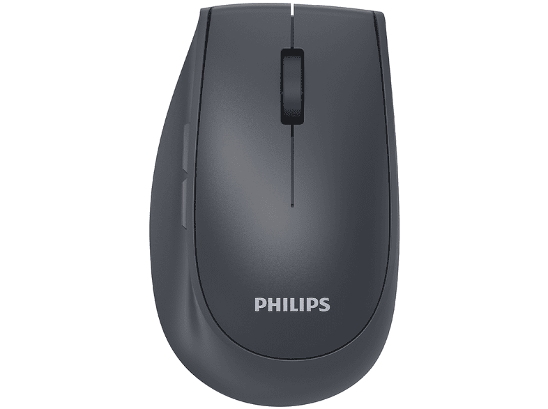 Philips SPK7627K Sessiz Şarjlı Kablosuz Gri Mouse