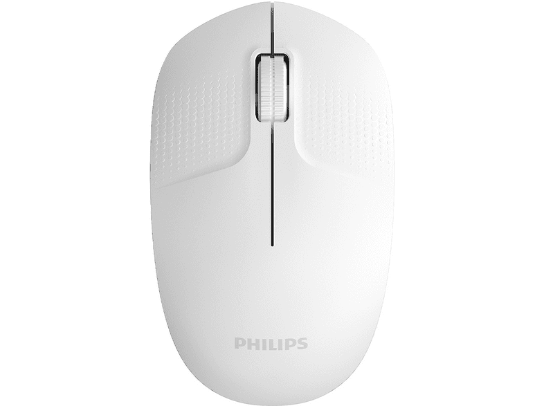 PHILIPS SPK7358W 1600 DPI Sessiz Tıklama Optik 2.4GHz Wireless Ergonomik Kablosuz Mouse Beyaz