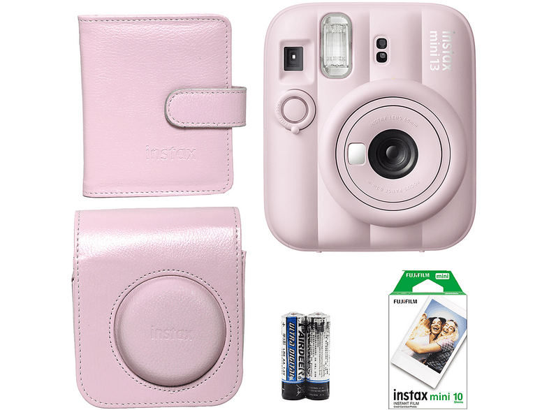 FUJIFILM Instax Mini 13 Çanta Albüm 10'lu Film Set Fotoğraf Makinesi Pembe