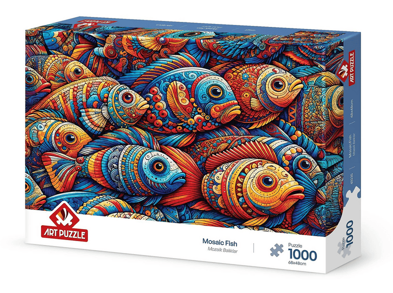 ART PUZZLE Mozaik Balıklar 1000 Parça Puzzle