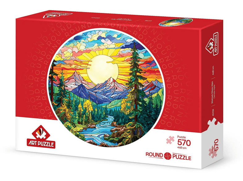 ART PUZZLE Camdan Alpler 570 Parça Round Puzzle