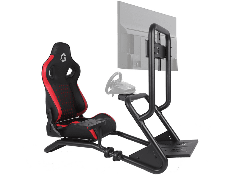 DXRACER GOMPRX-6013 Master Pro X Oyun Yarış Simülatörü Kokpiti Siyah-Kırmızı