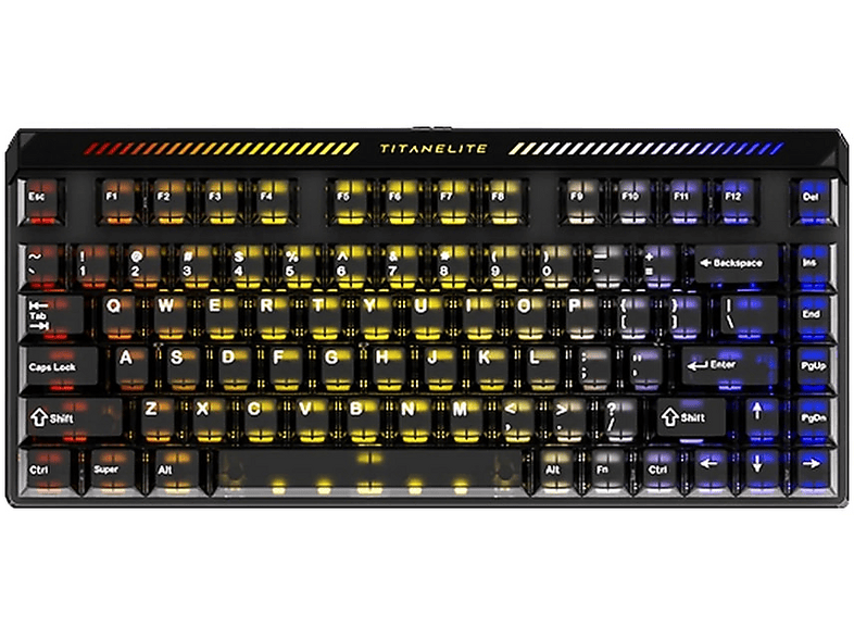 FGG MADLIONS Titan 75 Turbo Hall Effect 8K Manyetik Kablolu Oyuncu Klavyesi Siyah