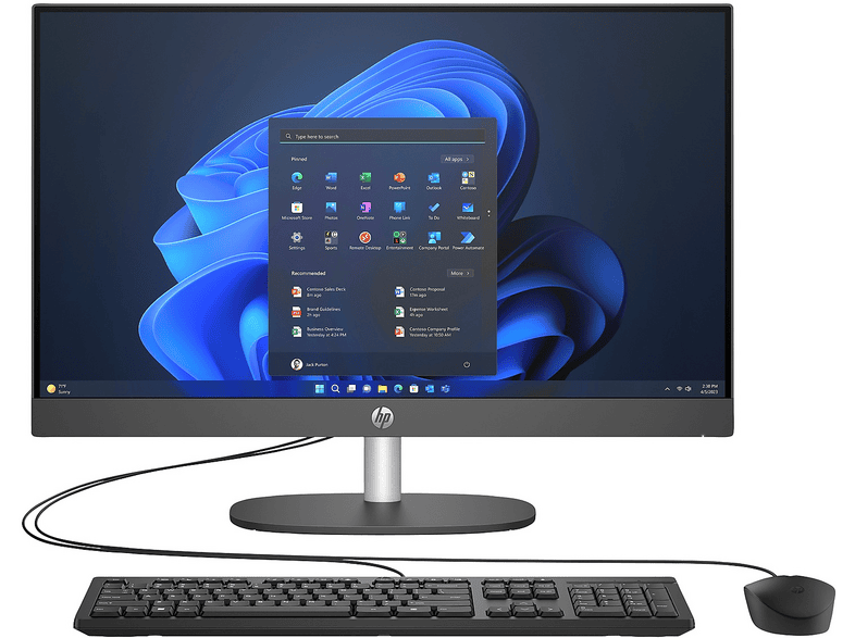HP ProOne 245 G10 D4VB9ET001 AMD Ryzen 5 7520U 16 GB 1 TB 23,8 inç FreeDOS All In One Bilgisayar Gri