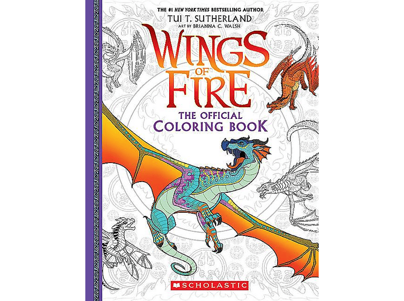 Official Wings of Fire Coloring Book | MediaMarkt