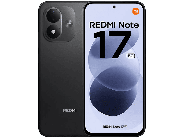 XIAOMI Redmi Note 17 5G, Negro, Móvil Android, 256 GB, 8 GB RAM, 6,9 ...