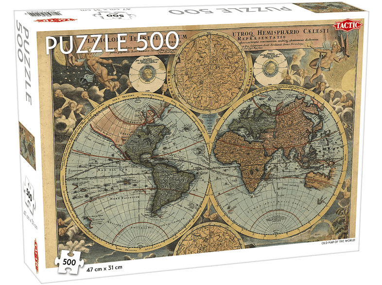 TACTIC Old Map of the World 500 pcs Puzzle | MediaMarkt