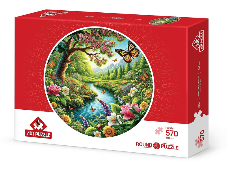 ART PUZZLE Monarkın Bahçesi 570 Parça Round Puzzle