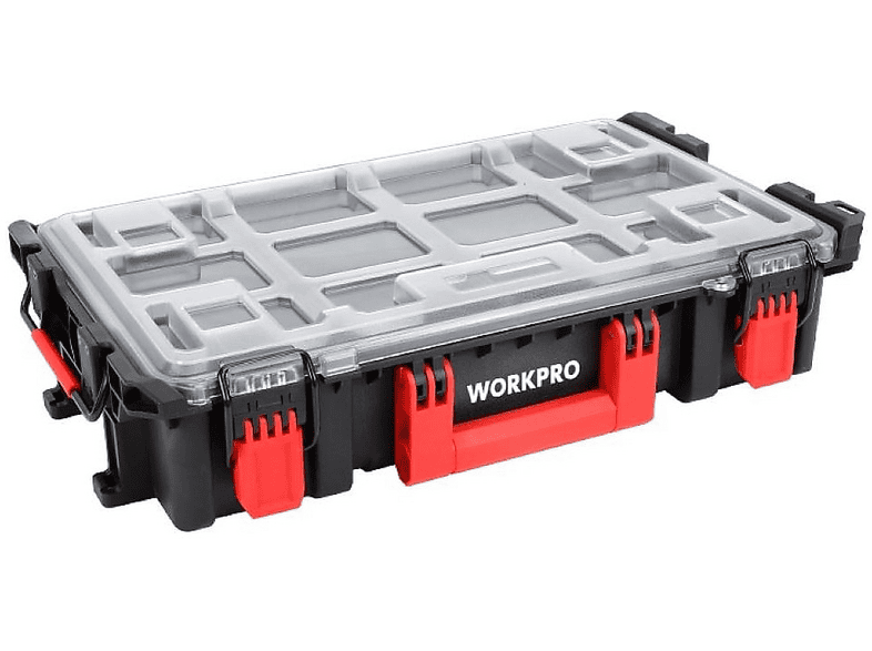 WORKPRO WP283029 24 l 12 Gözlü Şeffaf Kapaklı İstiflenebilir