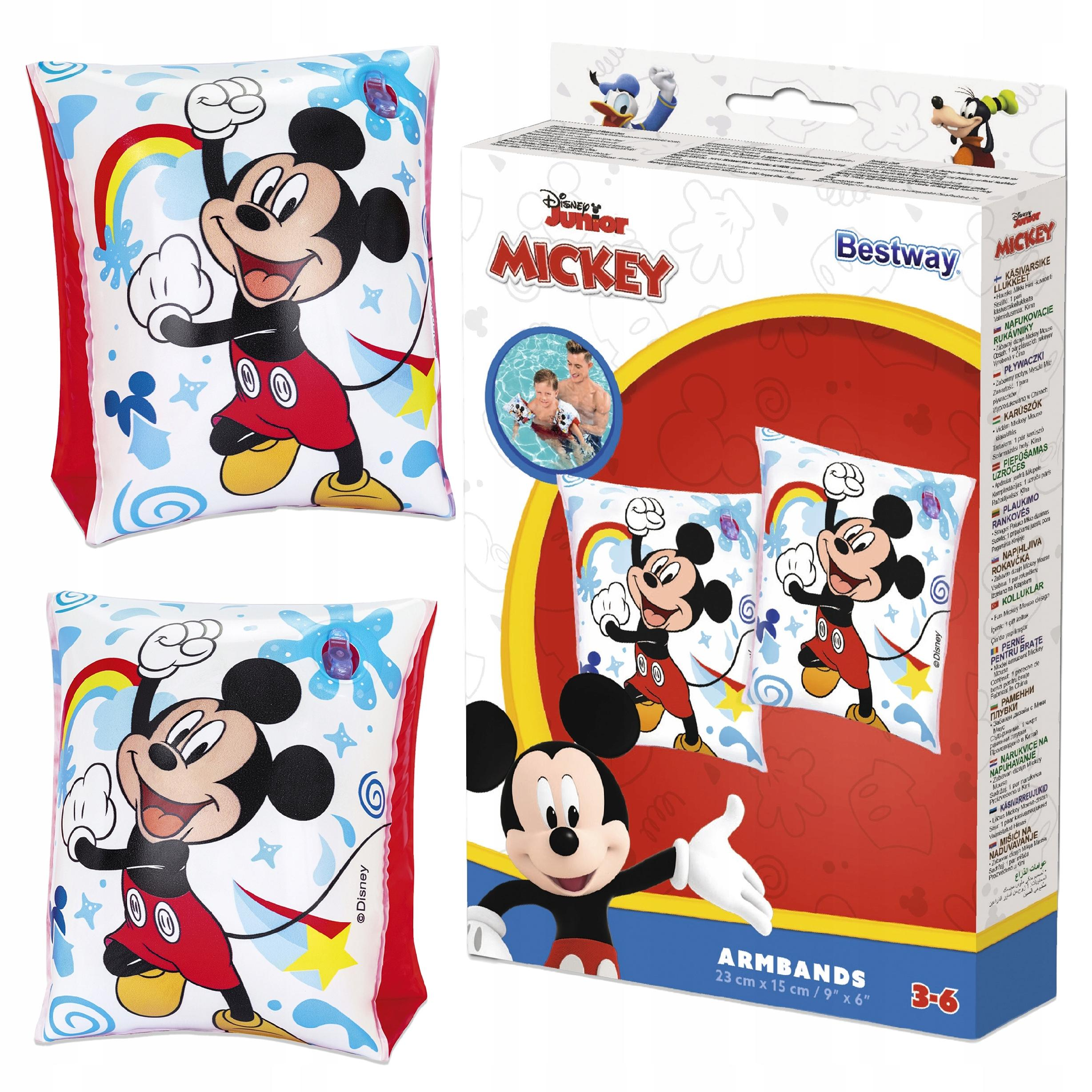 Rękawki do pływania Disney Myszka Miki w pudełku.