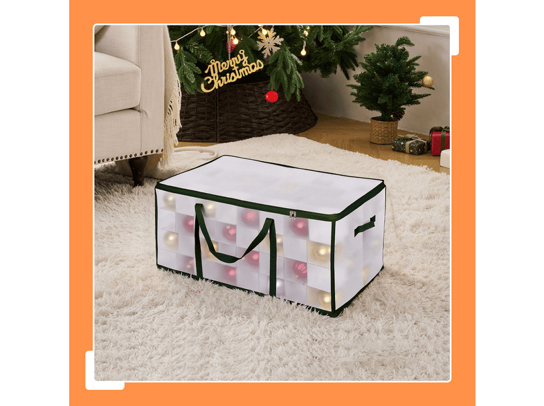 RELAXDAYS Christbaumkugelbox Weihnachtskugel-Aufbewahrungsbox