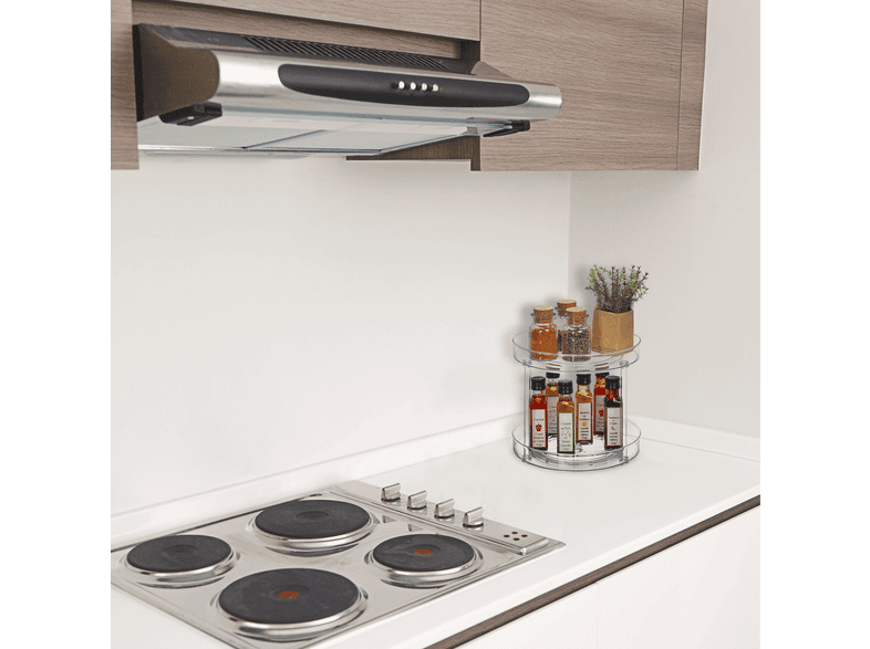 RELAXDAYS Drehteller Kühlschrank-Organizer