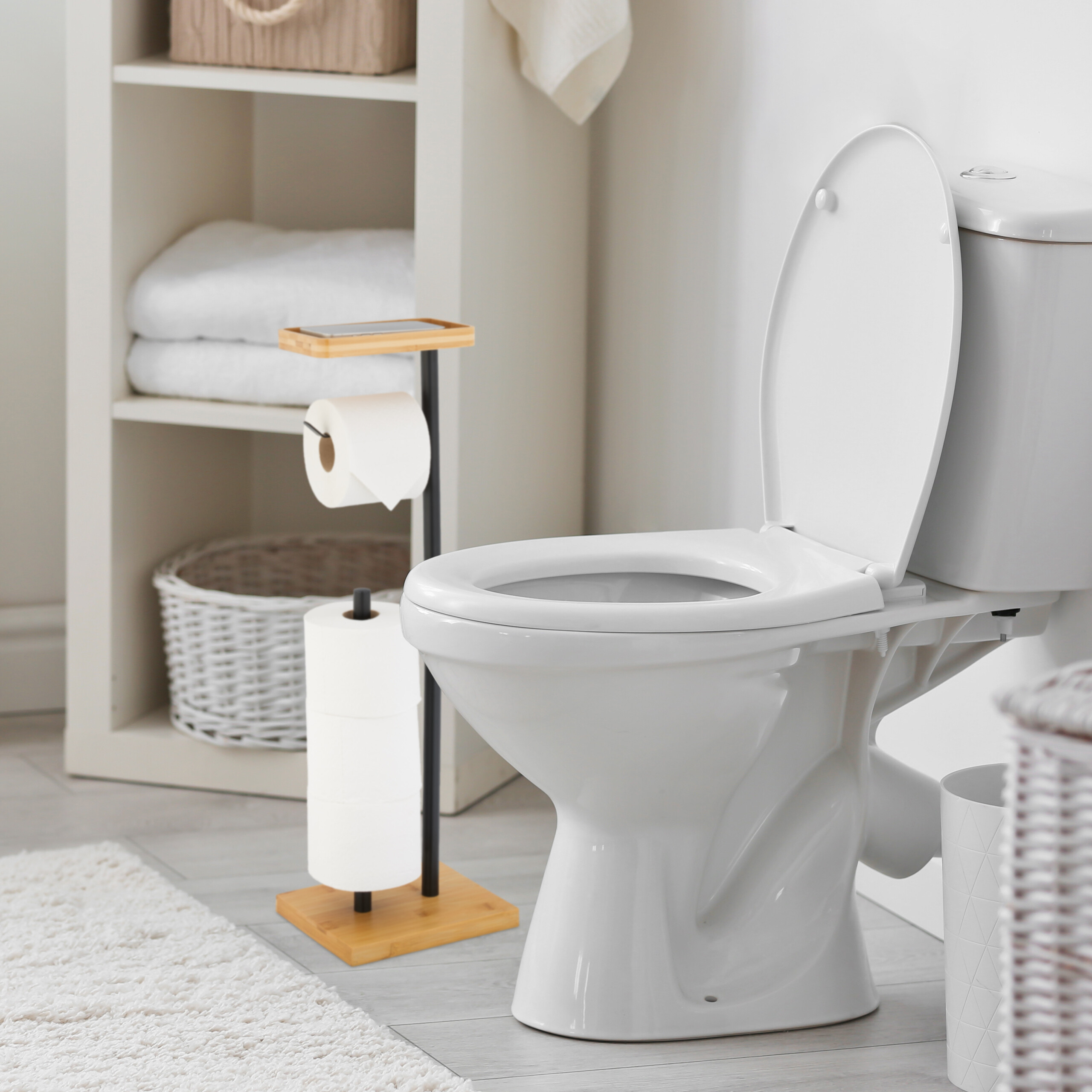 RELAXDAYS Toilettenrollenständer Toilettenpapierhalter