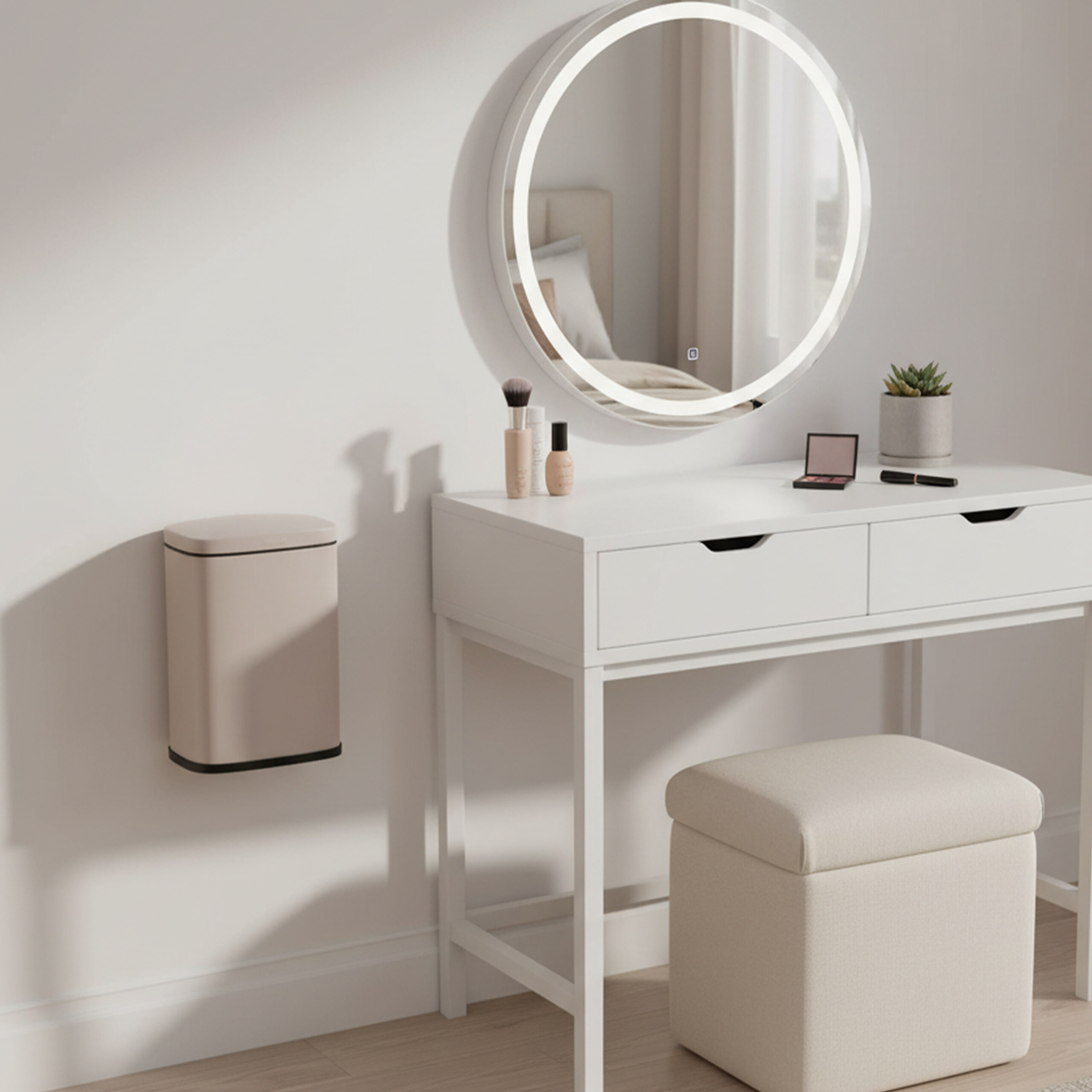RELAXDAYS Wandmülleimer Kosmetikeimer