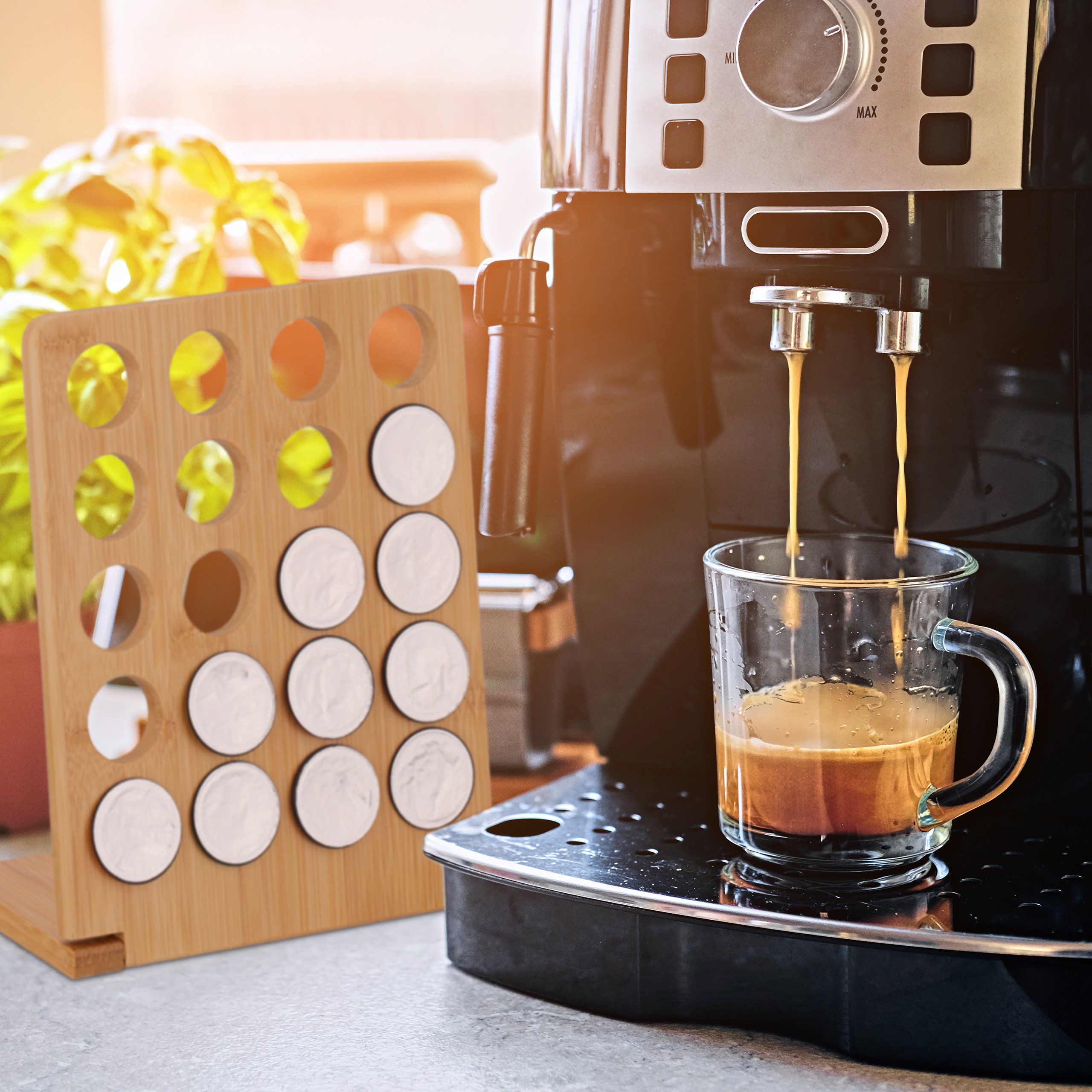RELAXDAYS Kapselhalter Kaffeekapselhalter