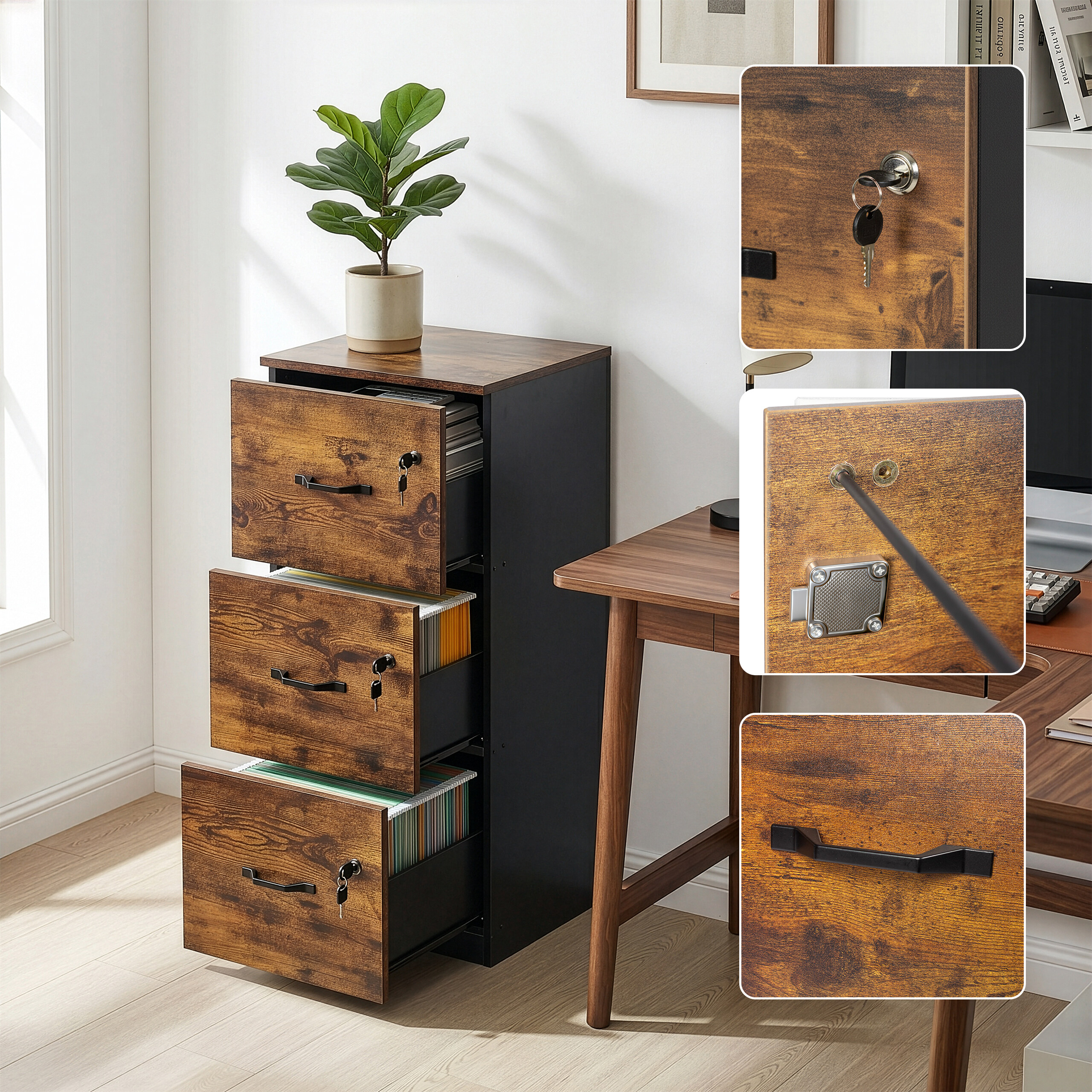 RELAXDAYS Hängeregisterkommode Schrank