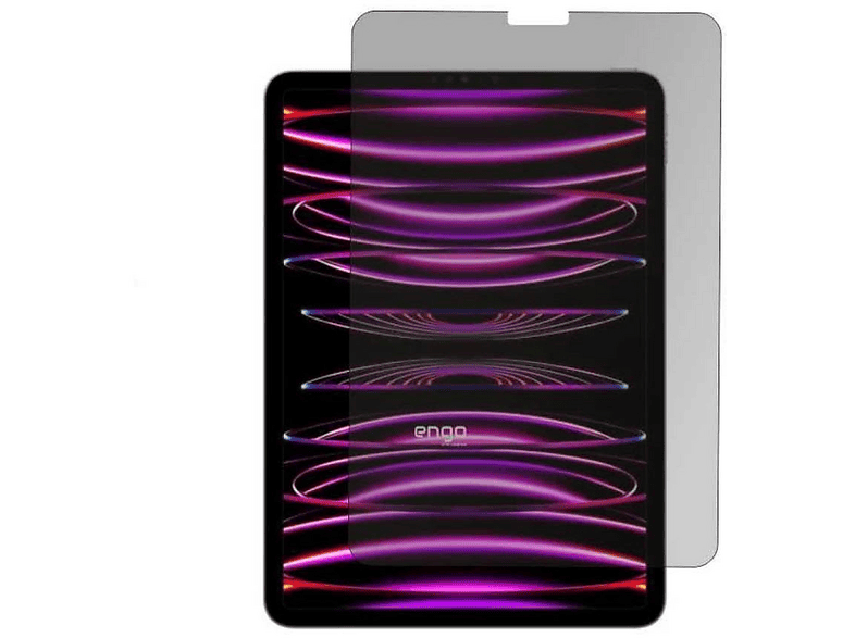 ENGO Apple iPad Pro 11 inç 4. Nesil İle Uyumlu Hayalet 9H Nano Kırılmaz Esnek Cam Ekran Koruyucu