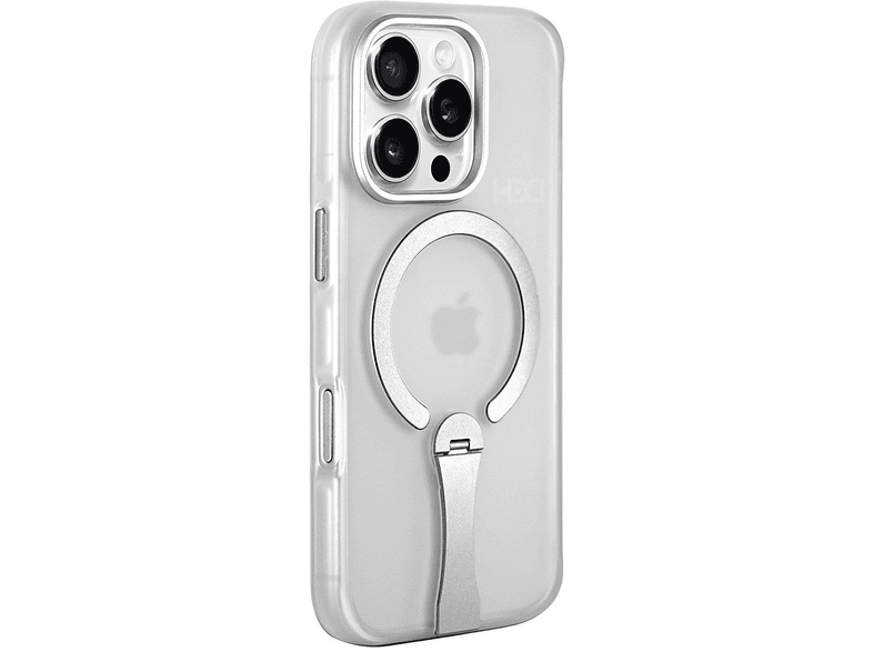 HDD Apple iPhone 16 Pro Uyumlu HBC-354 Kunlun Standlı Magsafe Kapak Telefon Kılıfı Şeffaf
