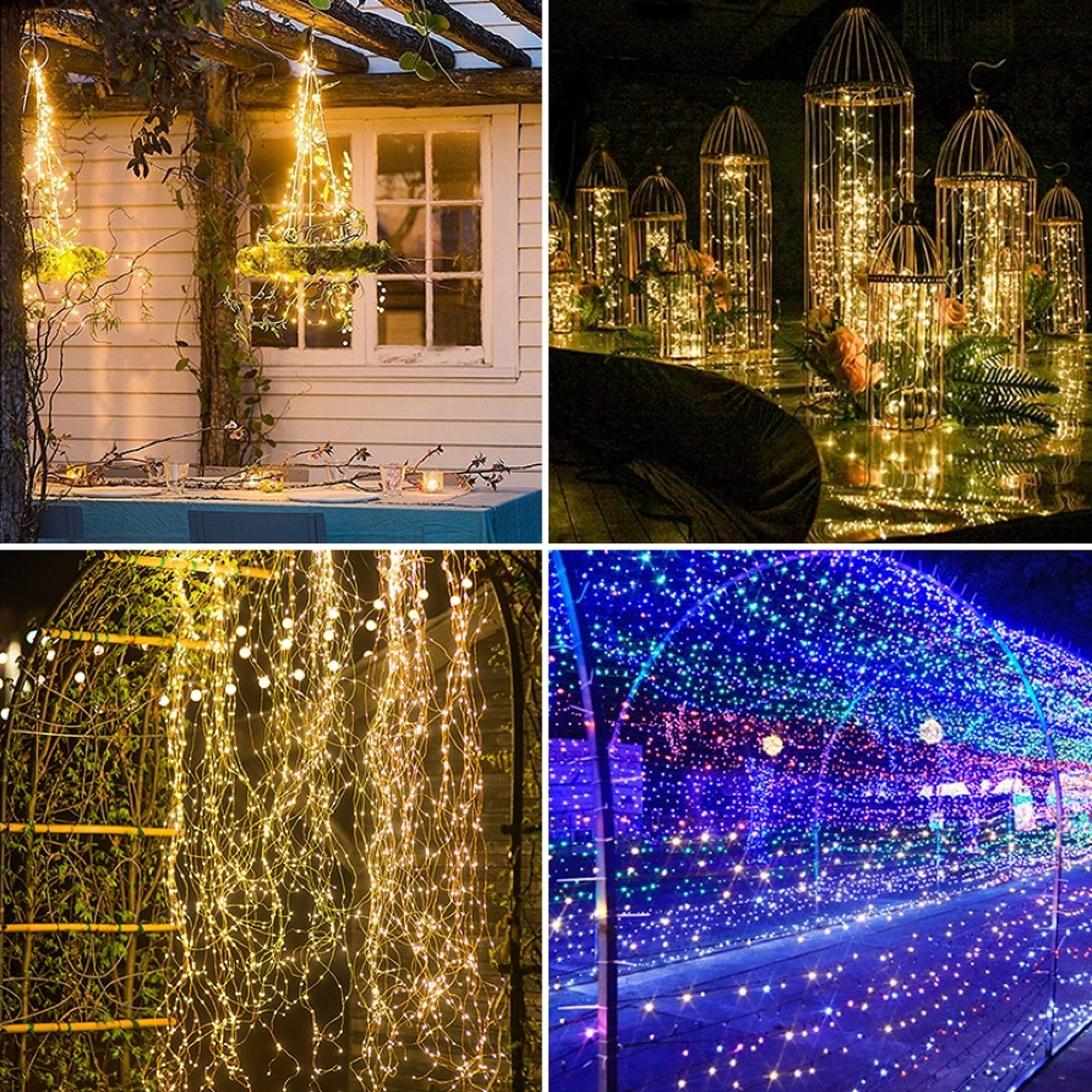 MARKETHAVEN 300 LED Warmlicht Kupfer 32M IP44 Lichtdekoration, Not available