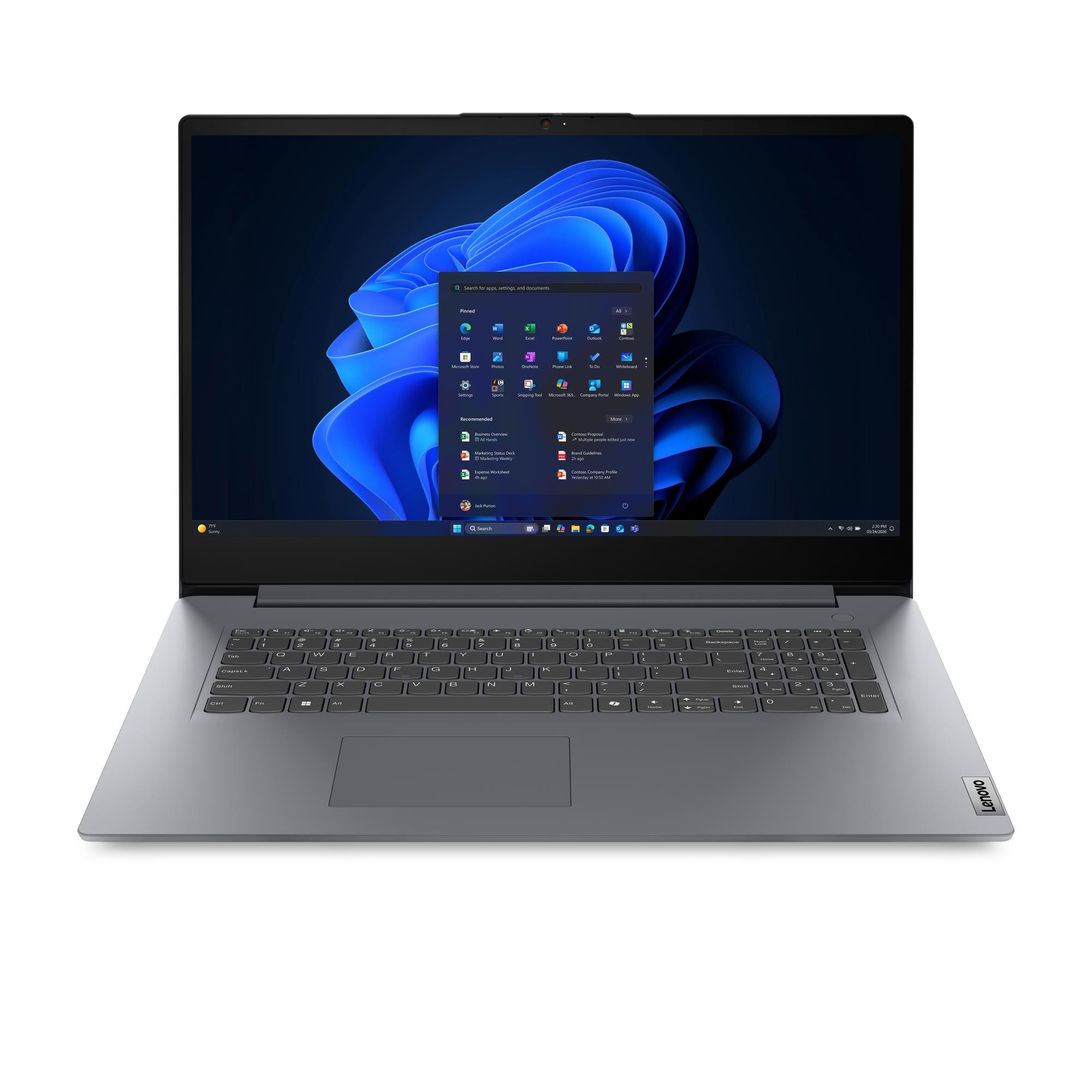 Laptop LENOVO 83VG0049IX V17 Gen 7 IWC / Core 7 350 / 16 GB RAM SSD ...