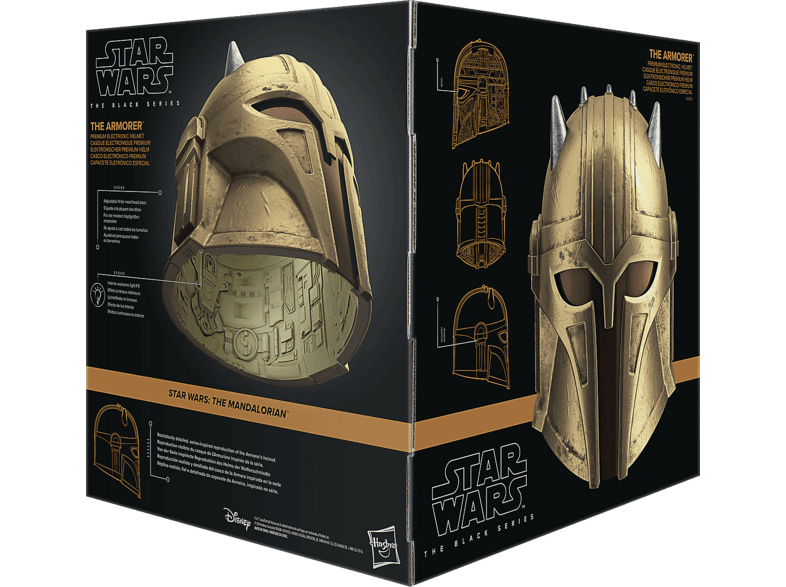 HASBRO Star Wars Black Series The Armorer Premium Elektronik Kask