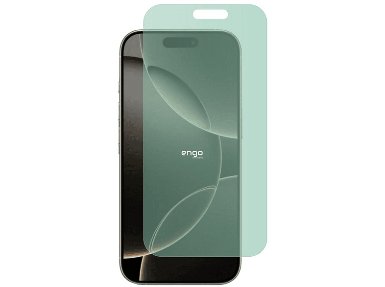 ENGO Apple iPhone 16 Pro İle Uyumlu 9H Kırılmaz Esnek Nano Cam, HD Şeffaf Ekran Koruyucu