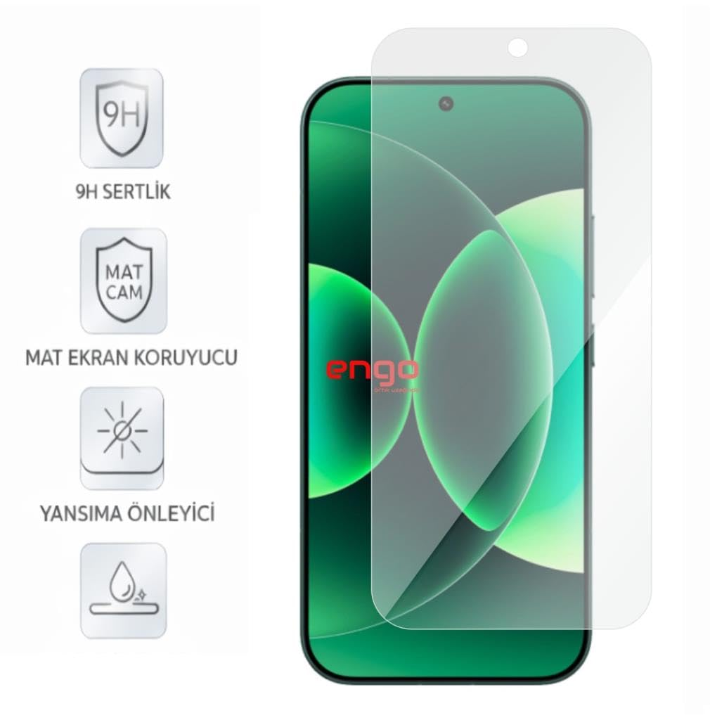 Sol tarafta dört özellik simgesi olan ekran koruyuculu bir akıllı telefon.