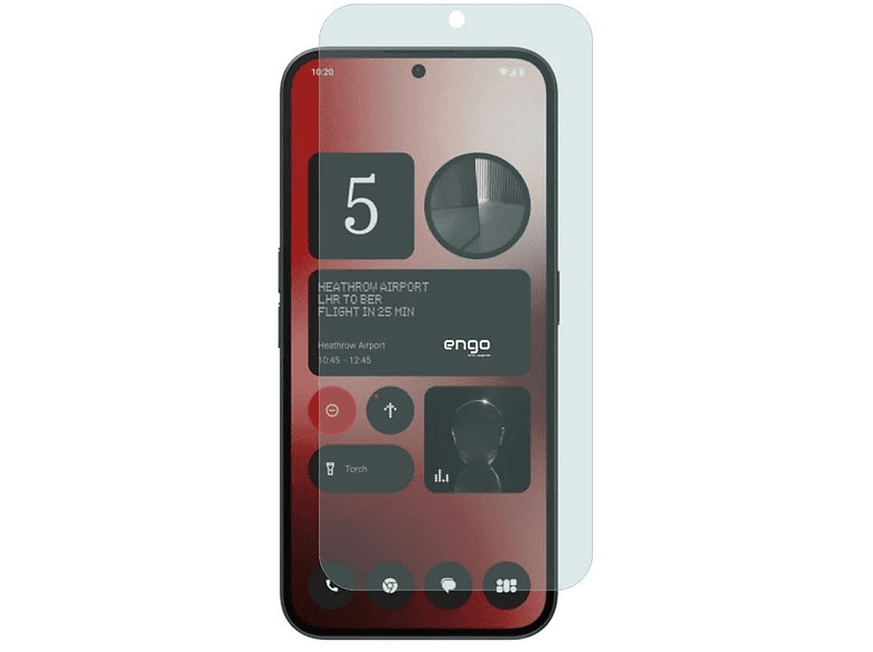 ENGO Nothing Phone İle Uyumlu 9H Kırılmaz Esnek Nano Cam HD Ekran Koruyucu