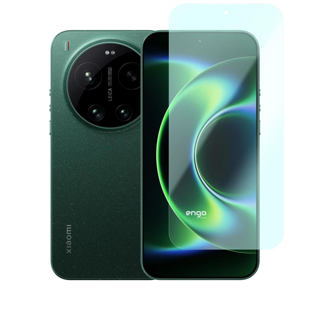 Leica kameralı yeşil Xiaomi akıllı telefon, yanında şeffaf ekran koruyucu.