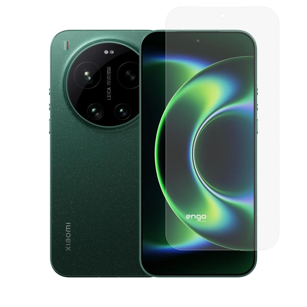 Leica kameralı yeşil Xiaomi akıllı telefon, yanında bir ekran ve koruyucu film.