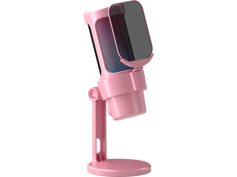 YIQIFA RGB-Beleuchtung, mit Stativ, USB Mikrofon Rosa | MediaMarkt