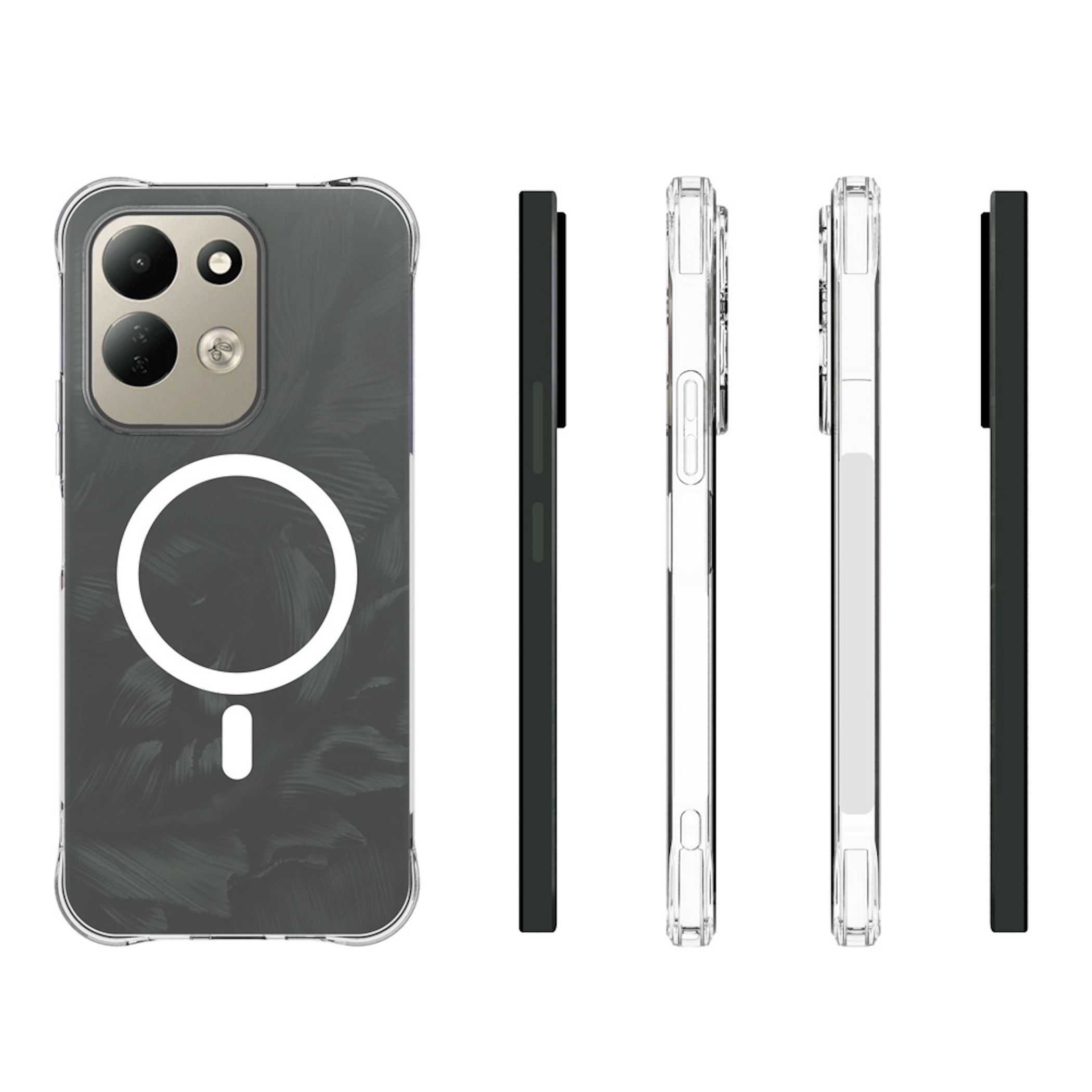 WIGENTO MagSafe TPU Hülle, Backcover, Xiaomi, Redmi 17 4G / 5G ...