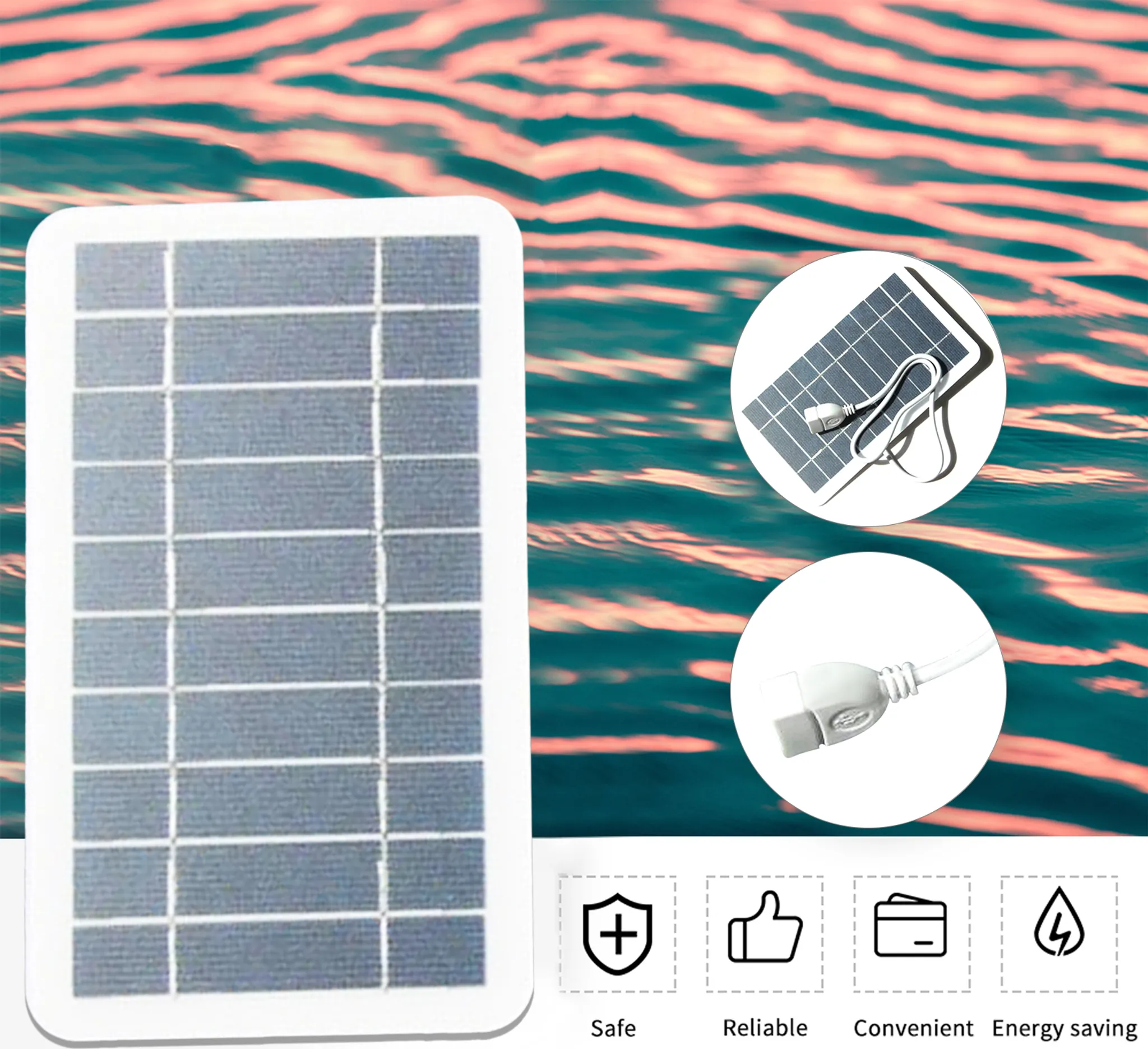 YIQIFA 2W 5V USB Kleines Solarpanel Solarmodul | MediaMarkt