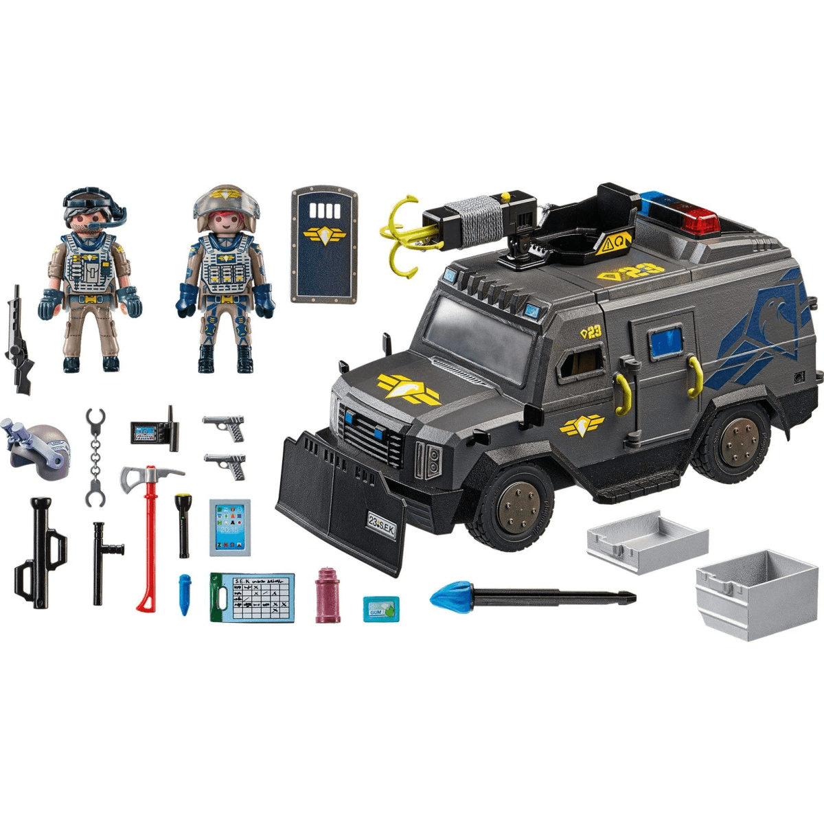 Coche de juguete - PLAYMOBIL Vehículo todoterreno SWAT