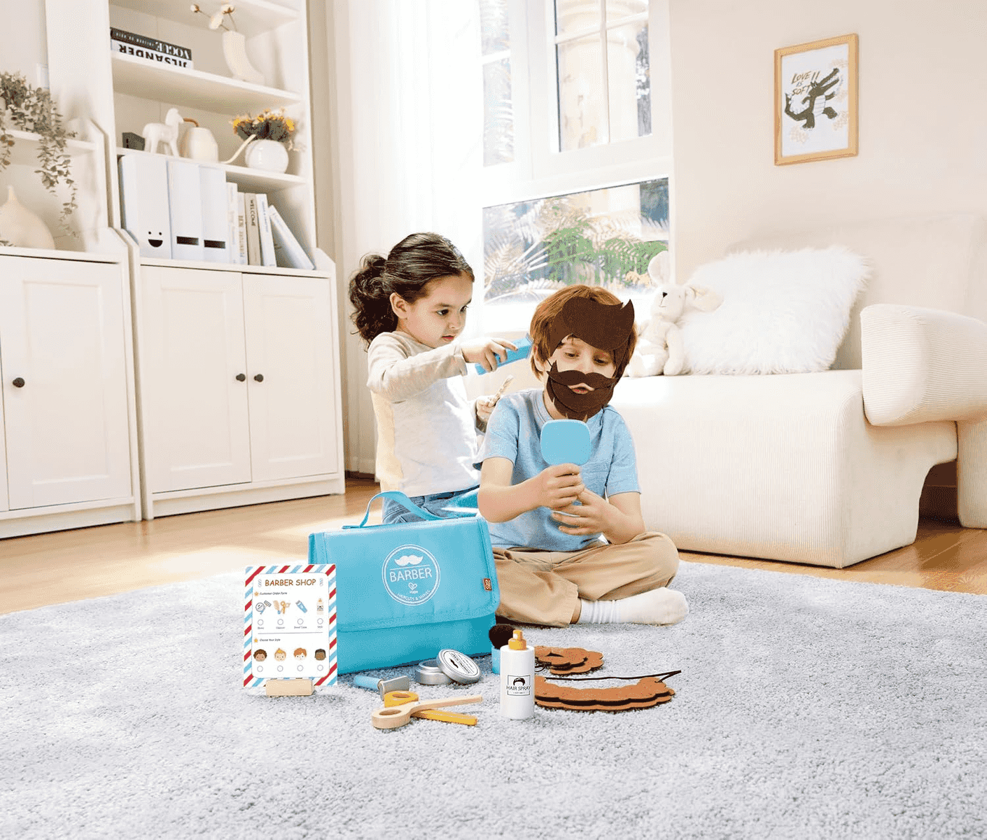 Juego de imitación - HAPE Snip & Style, Snip & Style, 20 cm, 3 año(s), Madera, plástico, ABS y fieltro