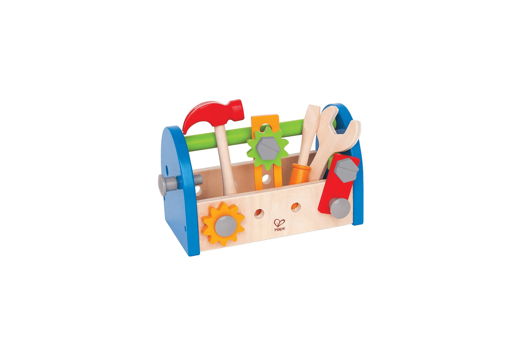 Herramienta de juguete - HAPE Fix-it Tool Box, 150 mm, 3 año(s), Madera (schima y contrachapado), plástico (PP, ABS, PA)
