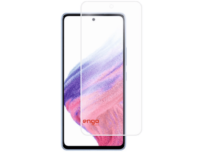 ENGO Samsung Galaxy A53 İle Uyumlu Mat Parmak İzi Bırakmayan 9H Kırılmaz Nano Cam Ekran Koruyucu