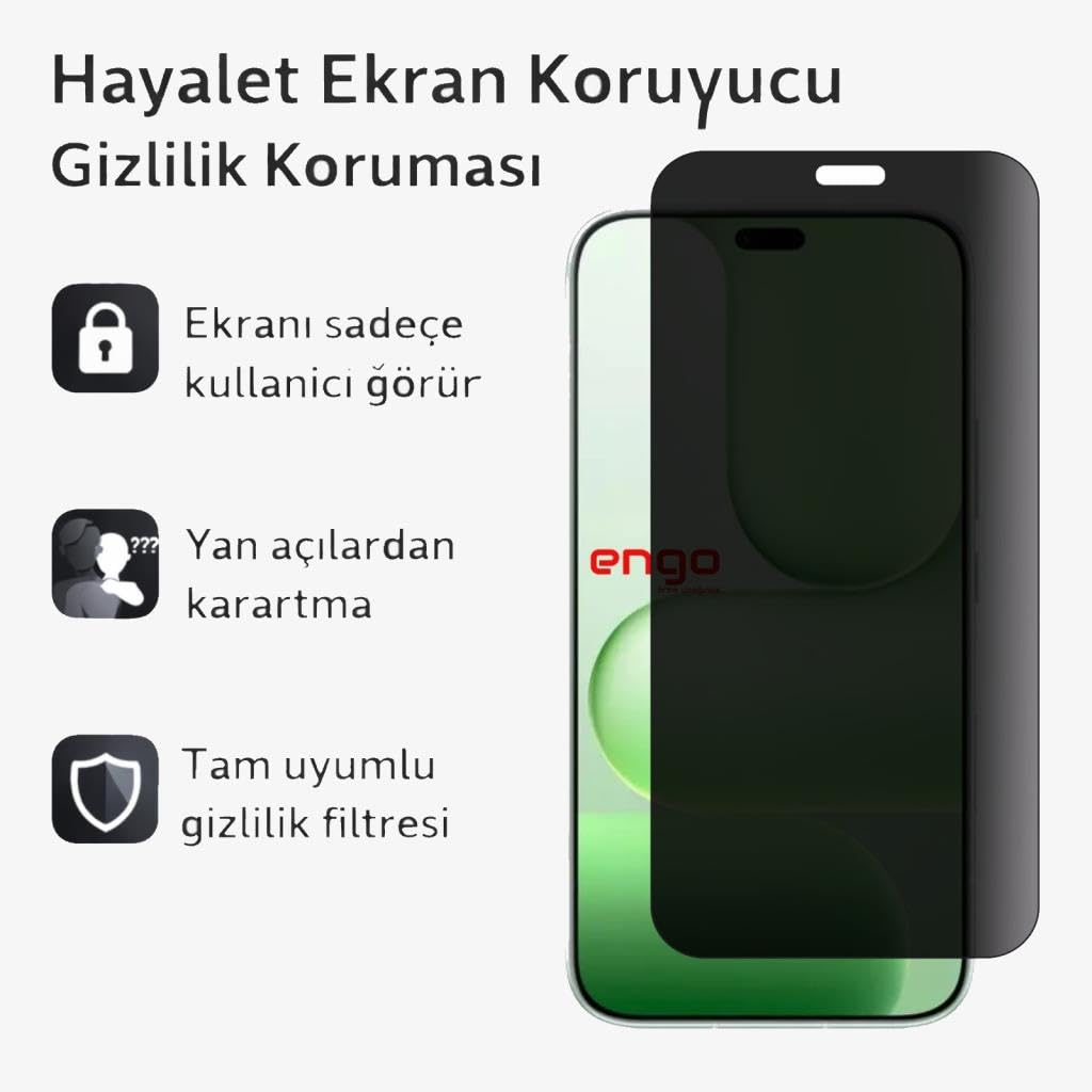 Hayalet ekran koruyucu, akıllı telefonlar için gizlilik filtresi.