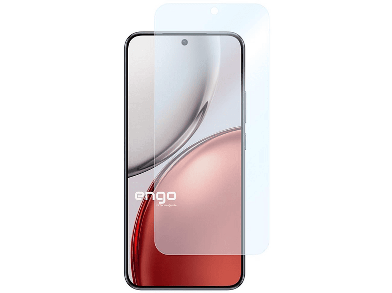 ENGO Honor Magic8 Lite İle Uyumlu 9H Kırılmaz Esnek Nano Cam, HD Şeffaf Ekran Koruyucu